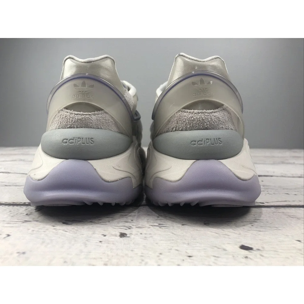 Adidas Men's ZX 22 Boost Sneakers, Gray/light Gray/purple Size 8 Medium Clean